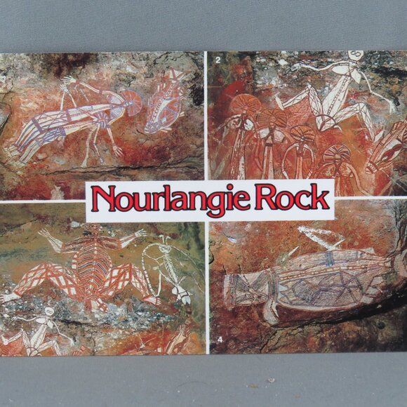 Vintage Postcard - Nourlangie Rock Artwork - Barker Souvenirs - Picture 4 of 4